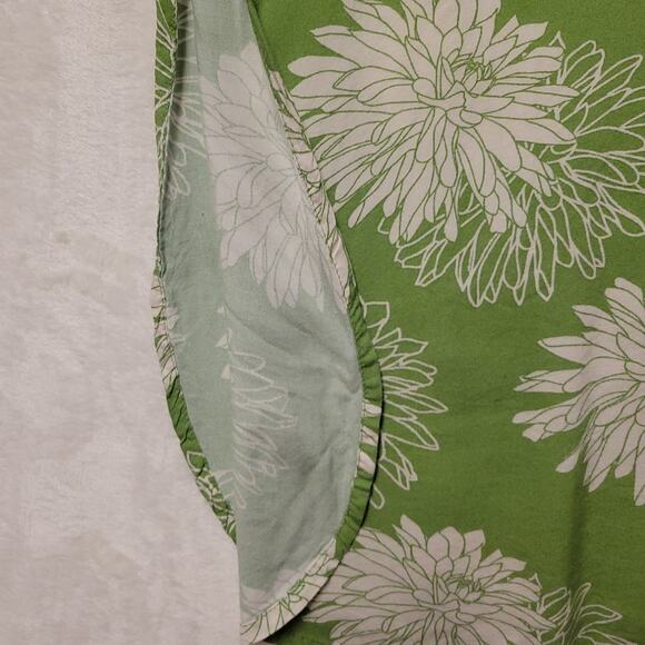 Max Floral Printed Straight Kurta Tunic‎ Dress Spring Summer Artsy Green Size S - Picture 4 of 8